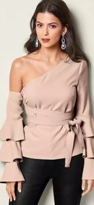 One shoulder blouse